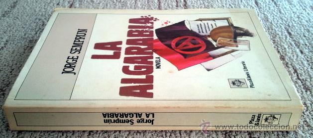 Libros de segunda mano: Jorge Sempr&uacute;n . La algarab&iacute;a - Foto 3