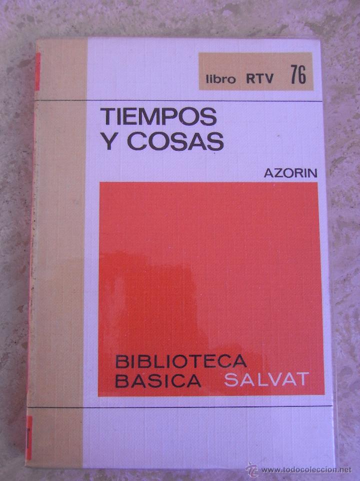 Libros de segunda mano: tiempos y cosas (Azor&iacute;n) - Foto 1