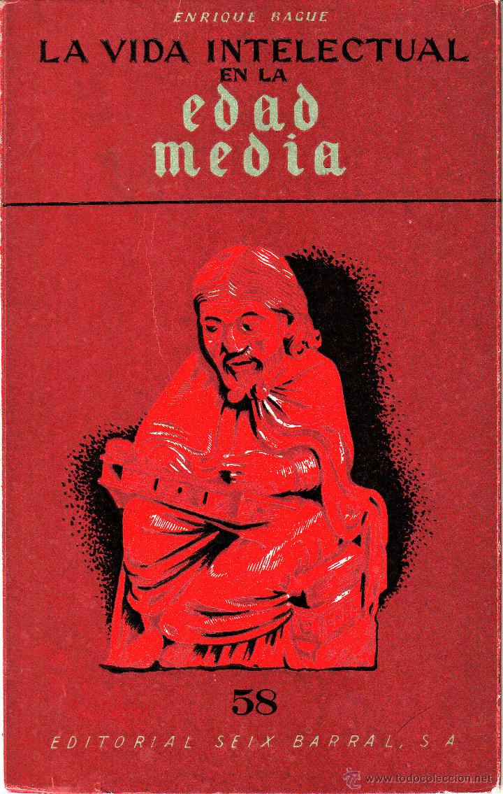 Libros de segunda mano: LA VIDA INTELECTUAL EN LA EDAD MEDIA - Foto 1