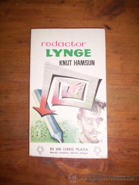 Libros de segunda mano: HAMSUN, Knut. Redactor Lynge - Foto 1