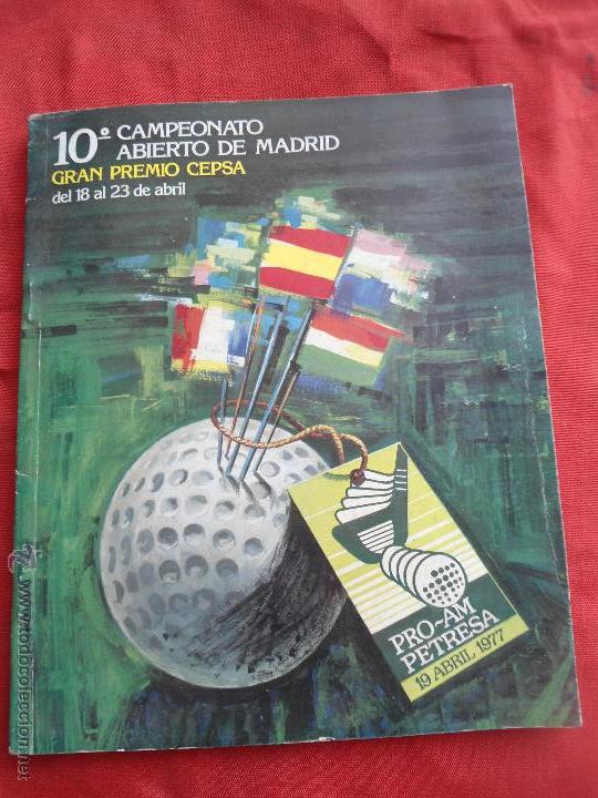 Gebrauchte B&uuml;cher: Libro 10&ordm; campeonato abierto de Madrid gran premio cepsa del 18 al 23 de abril L 2604-41