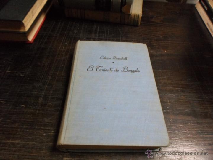 Libros de segunda mano: Edison Marshall, El teniente Bengala, Ed. Luis Caralt - Foto 1