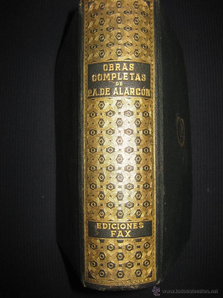 Libros de segunda mano: OBRAS COMPLETAS DE P.A. ALARCON. EDICIONES FAX 1941. - Foto 1