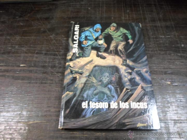 Libros de segunda mano: Salgari, El tesoro de los incas, n&ordm; 34, Ed. GAHE - Foto 1
