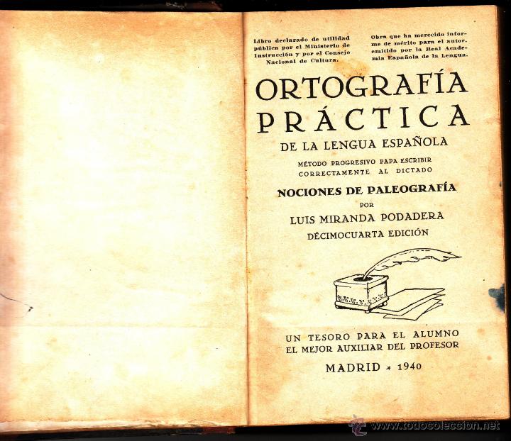 Libros de segunda mano: ORTOGRAF&Iacute;A PR&Aacute;CTICA - Foto 1