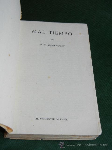 Libros de segunda mano: MAL TIEMPO, DE P.G.WODEHOUSE - Foto 2