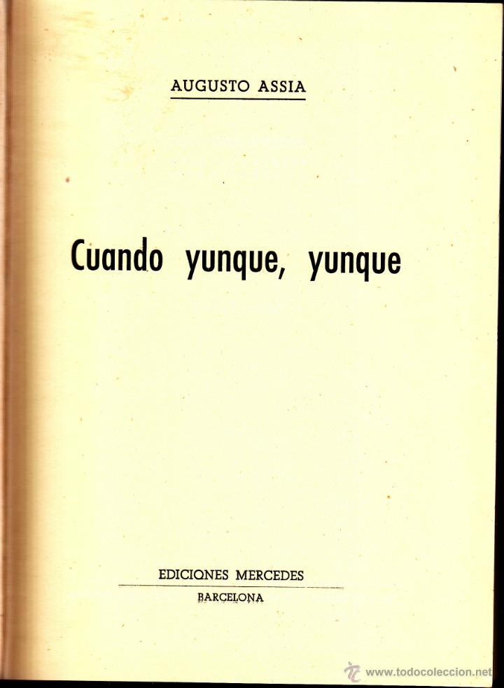 Libros de segunda mano: CUANDO YUNQUE , YUNQUE - Foto 1