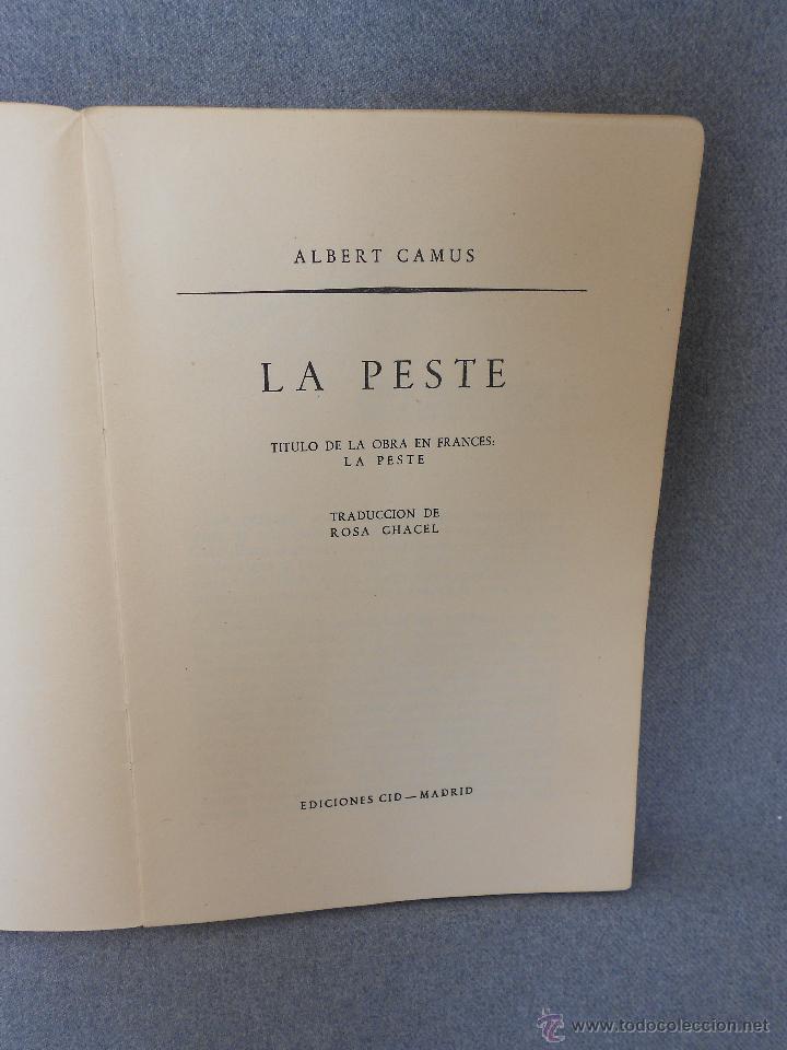 Libros de segunda mano: LA PESTE DE ALBERT CAMUS - Foto 2