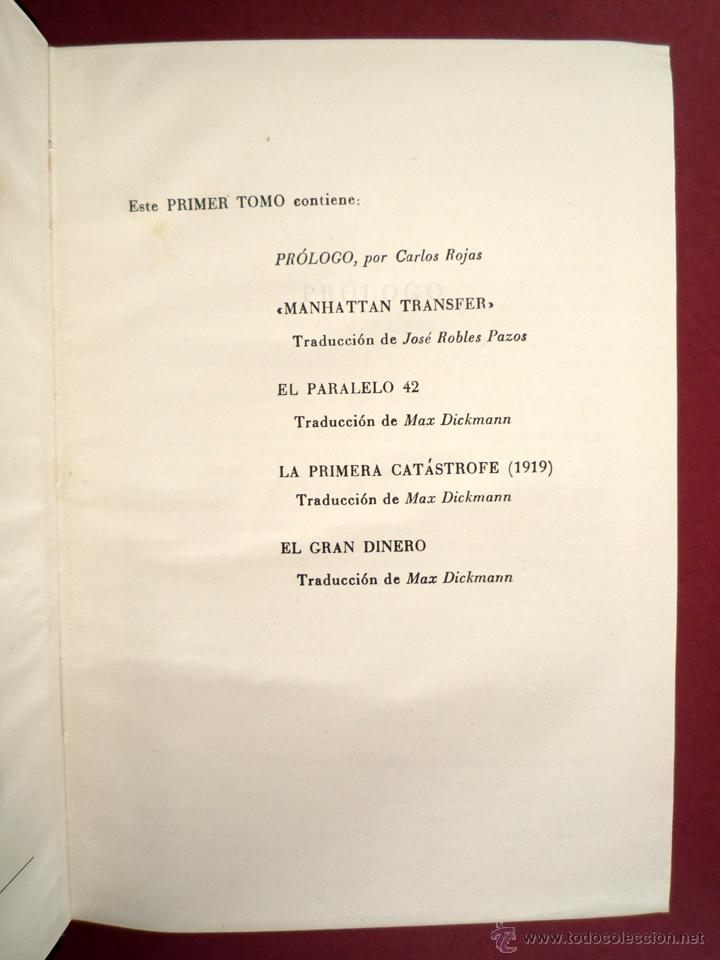 Libros de segunda mano: JOHN DOS PASSOS. NOVELAS. EDITORIAL PLANETA - Foto 5