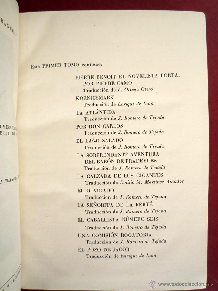 Libros de segunda mano: PIERRE BENOIT. NOVELAS. EDITORIAL PLANETA - Foto 5