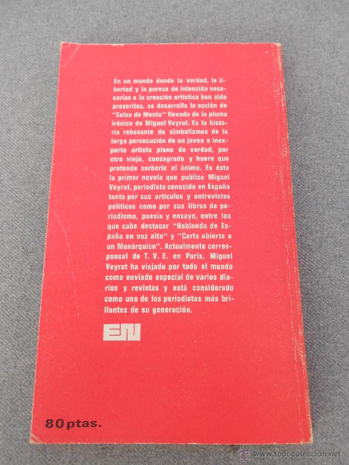 Libros de segunda mano: SALSA DE MENTA - Foto 2