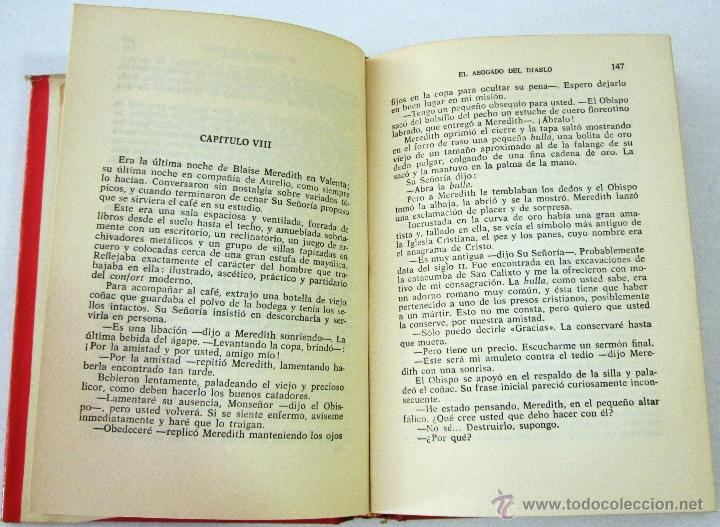 Libros de segunda mano: MORRIS WEST: EL ABOGADO DEL DIABLO. - Foto 2