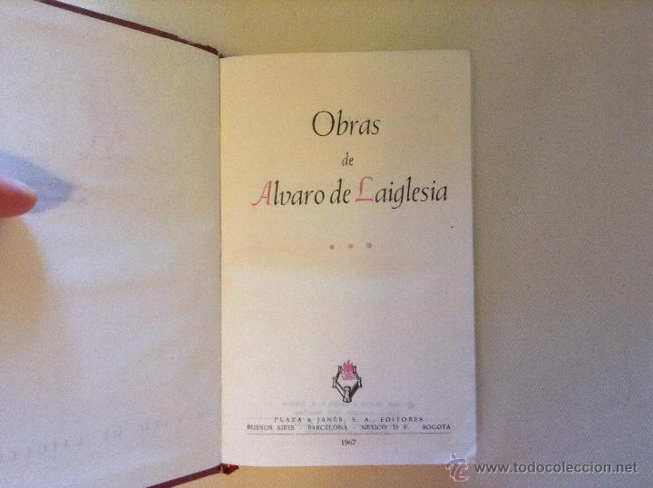 Libros de segunda mano: ALVARO DE LAIGLESIA OBRAS - Foto 1