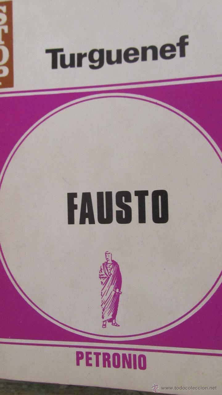 Libros de segunda mano: FAUSTO DE TURGUENEF (PETRONIO) - Foto 1