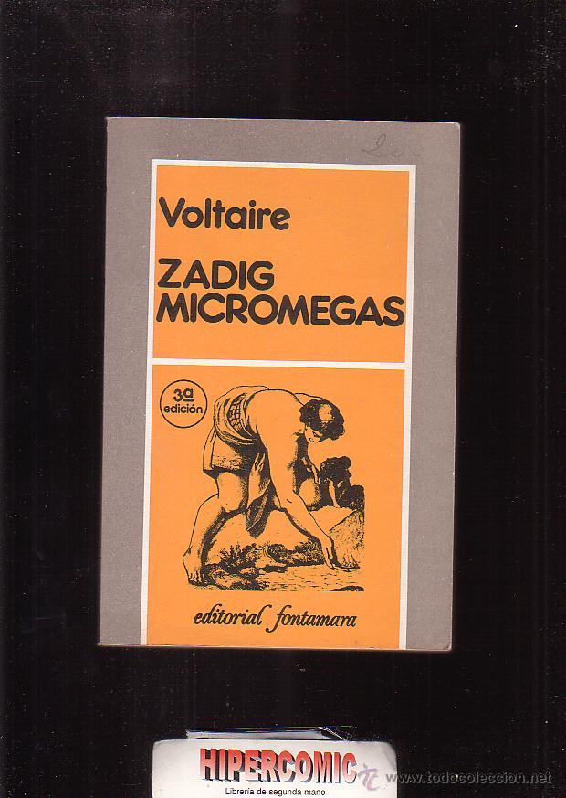 Libros de segunda mano: ZADIG MICROMEGAS / VOLTAIRE -ED. FONTAMARA - Foto 1