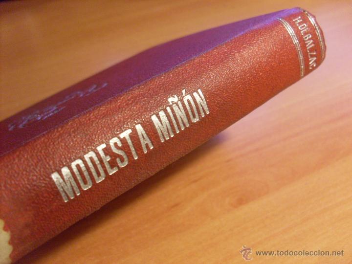 Libros de segunda mano: MODESTA MI&Ntilde;ON (HONORATO DE BALZAC) TAPA DURA (LB44)