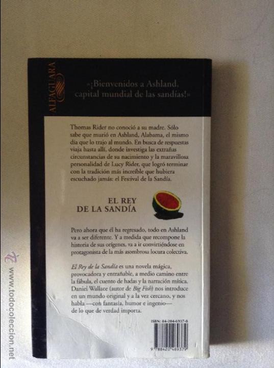 Libros de segunda mano: EL REY DE LA SANDIA DANIEL WALLACE - Foto 2