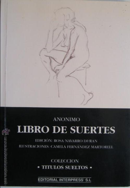 Libros de segunda mano: An&oacute;nimo / Libro de suertes - Foto 1
