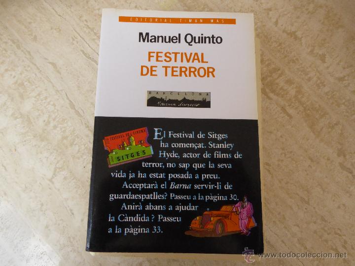 Libros de segunda mano: Festival de terror. Manuel Quinto. - Foto 1