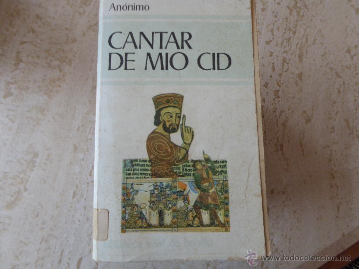 Libros de segunda mano: Cantar de Mio Cid. (Texto medieval y transcripci&oacute;n moderna). - Foto 1