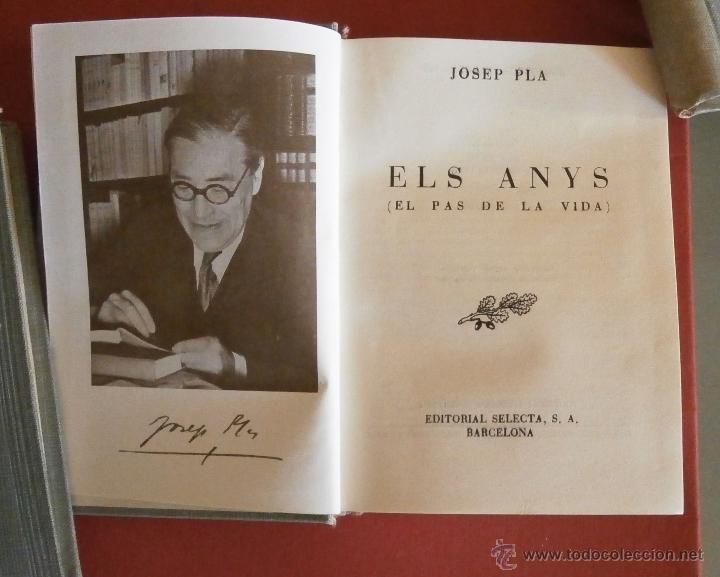 Libros de segunda mano: Els Anys (El pas de la vida). Josep Pla - Foto 1