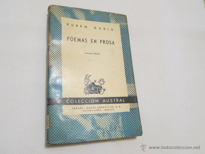 Libros de segunda mano: POEMAS EN PROSA - RUBEN DARIO - 1948 - Foto 1