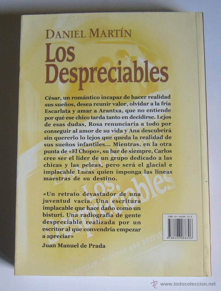 Libros de segunda mano: LOS DESPRECIABLES - DANIEL MARTIN - Foto 2