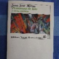 Libros de segunda mano: JUAN JOSÉ MILLÁS - PRIMAVERA DE LUTO Y OTROS CUENTOS. DESTINO. Lote 49629944
