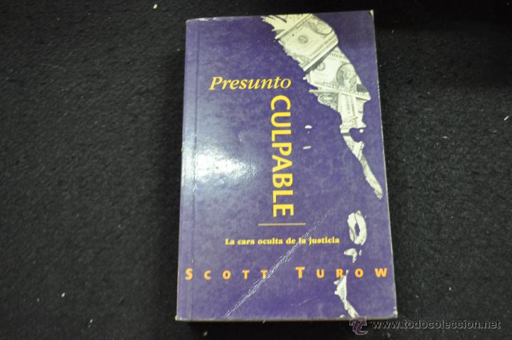 Libros de segunda mano: presunto culpable . scott turow -  ediciones b - Foto 1