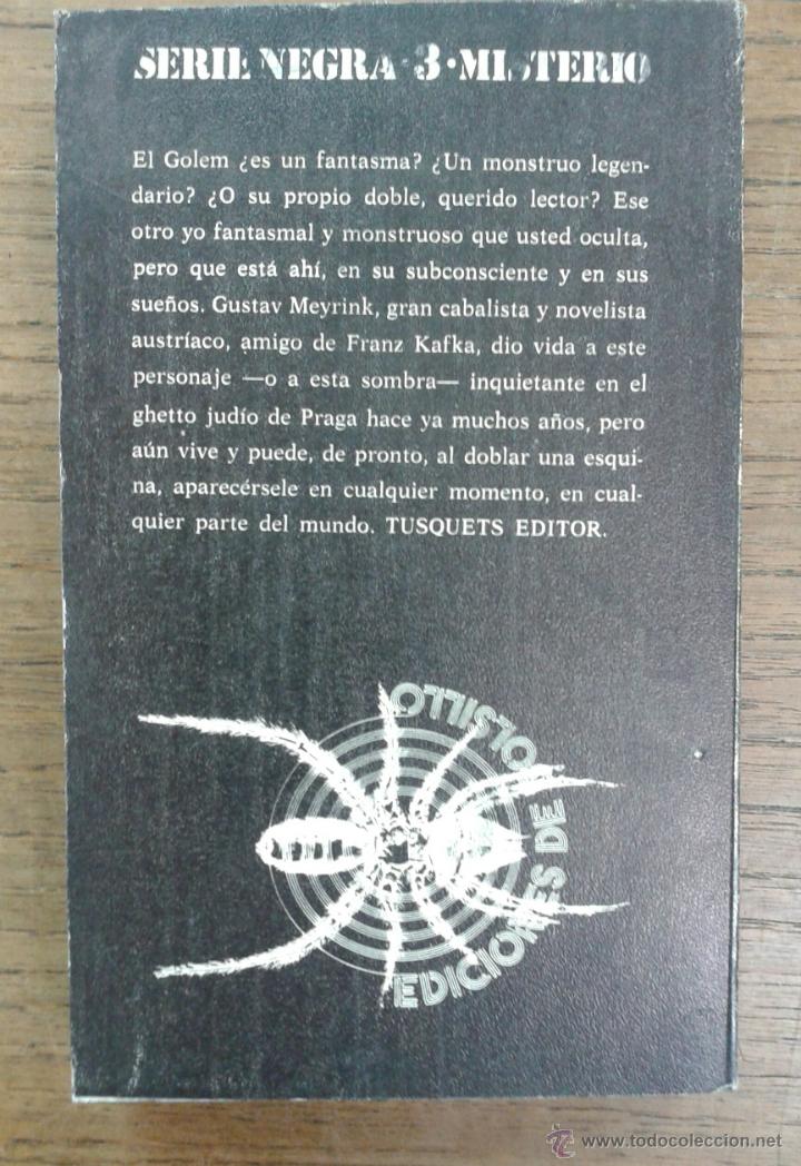 Libros de segunda mano: EL GOLEM -GUSTAV MEYRINK - Foto 2