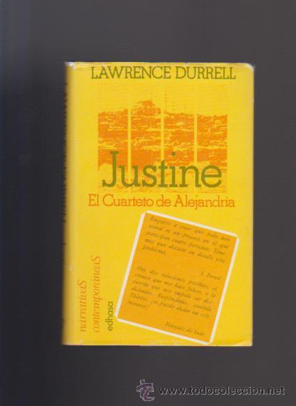 Libros de segunda mano: LAWRENCE DURRELL - JUSTINE - EDHASA EDITORIAL 1977 - Foto 1