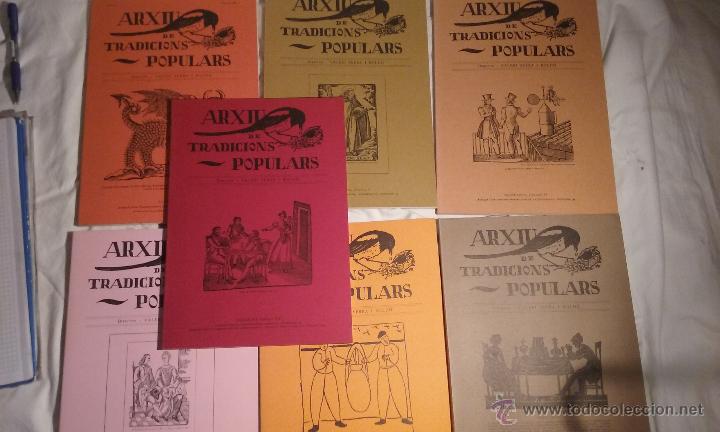 Libros de segunda mano: Arxiu de tradicions populars. - Foto 2