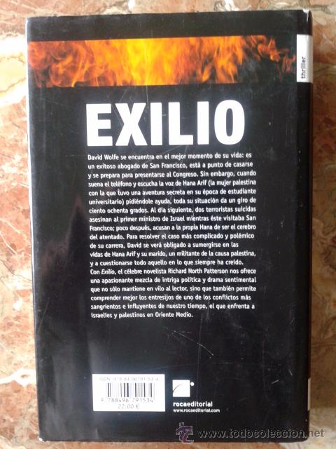 Libros de segunda mano: exilio - richard north patterson - libro en estado impecable. - Foto 2