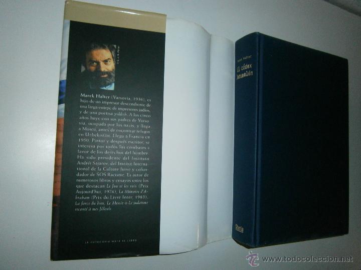 Libros de segunda mano: EL CODEX JERUSALEN Marek Halter Styria 1 edicion 2006 TM - Foto 10