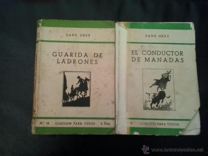Libros de segunda mano: Lote de Dos novelas de ZANE GREY - Foto 1