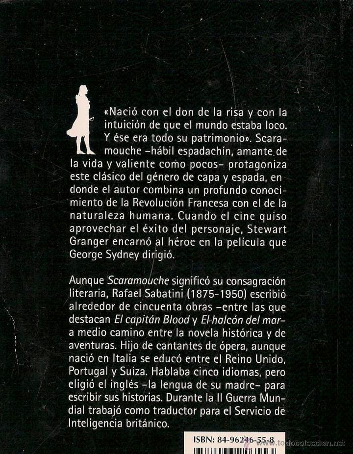 Libros de segunda mano: Scaramouche / Rafael Sabatini - Foto 2