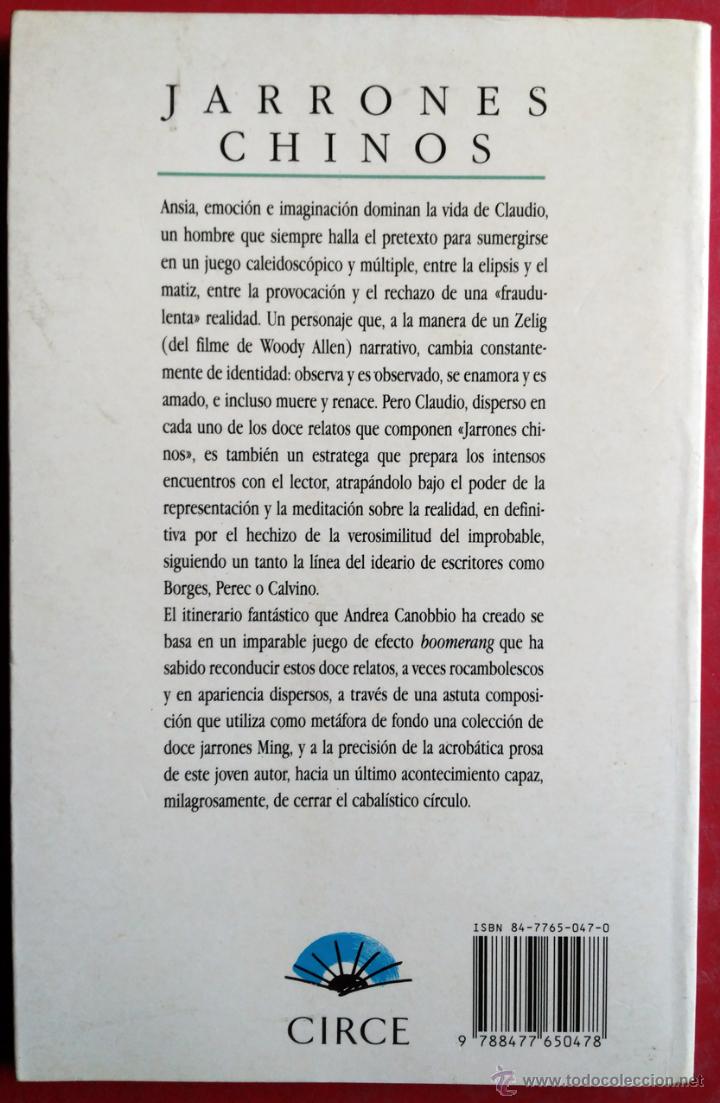 Libros de segunda mano: Andrea Canobbio . Jarrones chinos - Foto 2