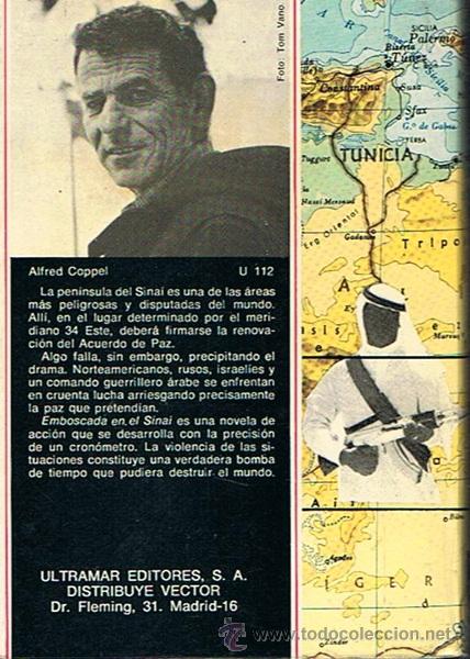 Libros de segunda mano: EMBOSCADA EN EL SINAI  ALFRED COPPEL - Foto 2