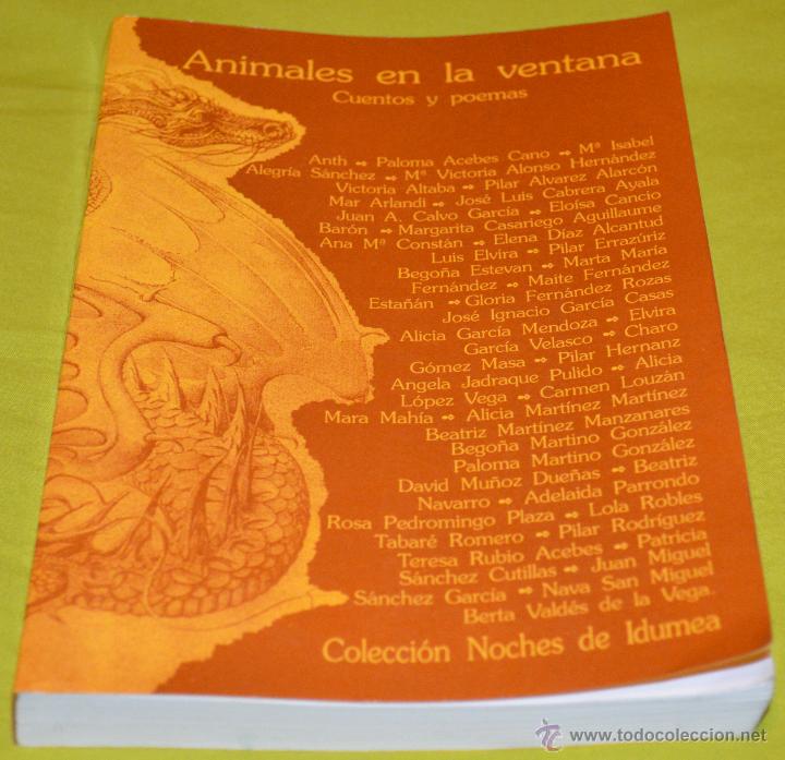 Livres d'occasion: ANIMALES EN LA VENTANA, CUENTOS Y POEMAS, VARIOS AUTORES. COLECCI&Oacute;N NOCHES DE IDUMEA. 1&ordf; 1992