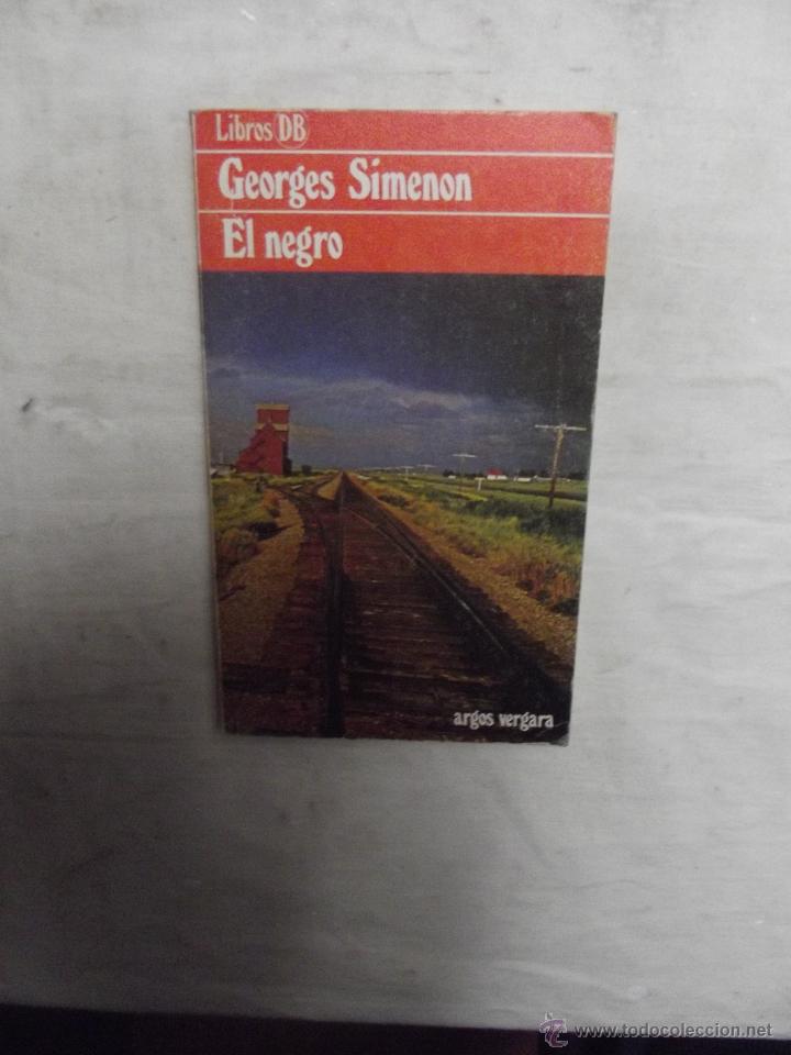 Libros de segunda mano: EL NEGRO DE GEORGES SIMENON - Foto 1