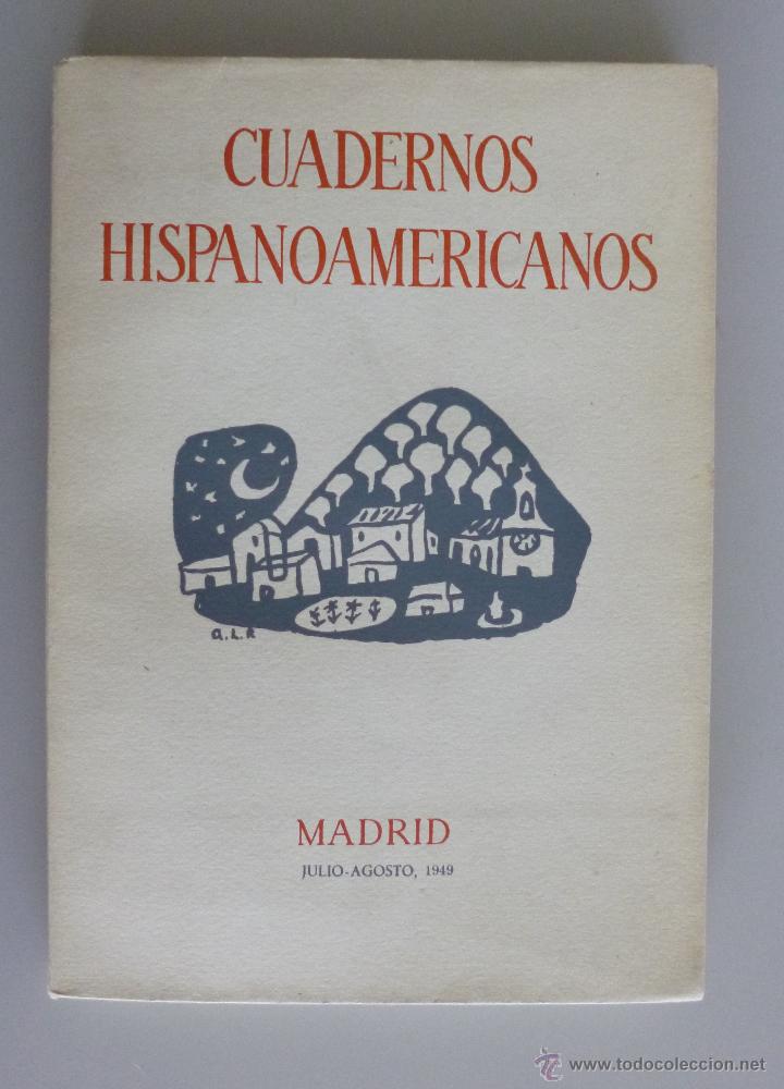 CUADERNOS HISPANOAMERICANOS NÂº 10 // 1949 // FEDERICO GARCIA LORCA: 7 POEMAS Y 2 DIBUJOS INÃ‰DITOS (Libros de Segunda Mano (posteriores a 1936) - Literatura - Narrativa - Otros)