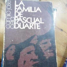 Libros de segunda mano: LIBRO LA FAMILIA DE PASCUAL DUARTE CAMILO JOSE CELA 1973 ED. DESTINO L-10409