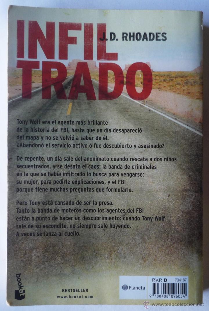 Libros de segunda mano: INFILTRADO. DE J.D. RHOADES - Foto 2