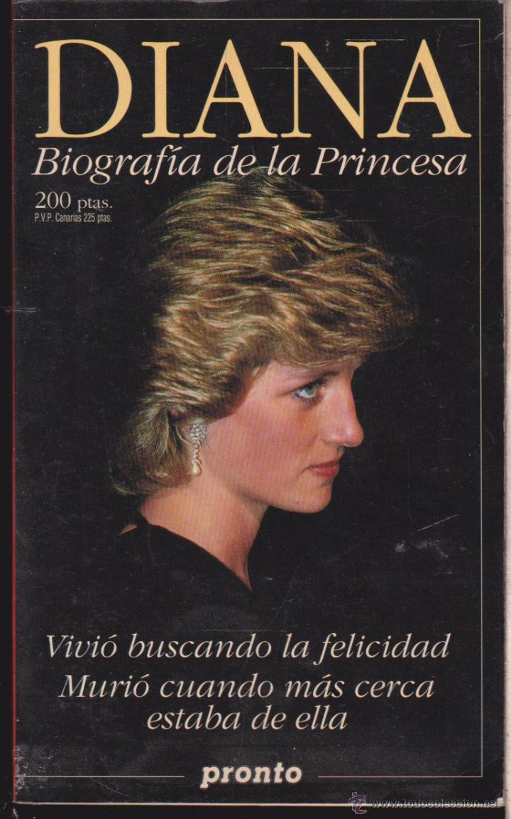 Libros de segunda mano: DIANA BIOGRAFIA DE LA PRINCESA .