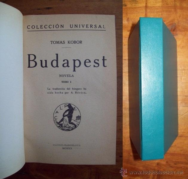 Libros de segunda mano: KOBOR, Tomas. Budapest : novela - Foto 1