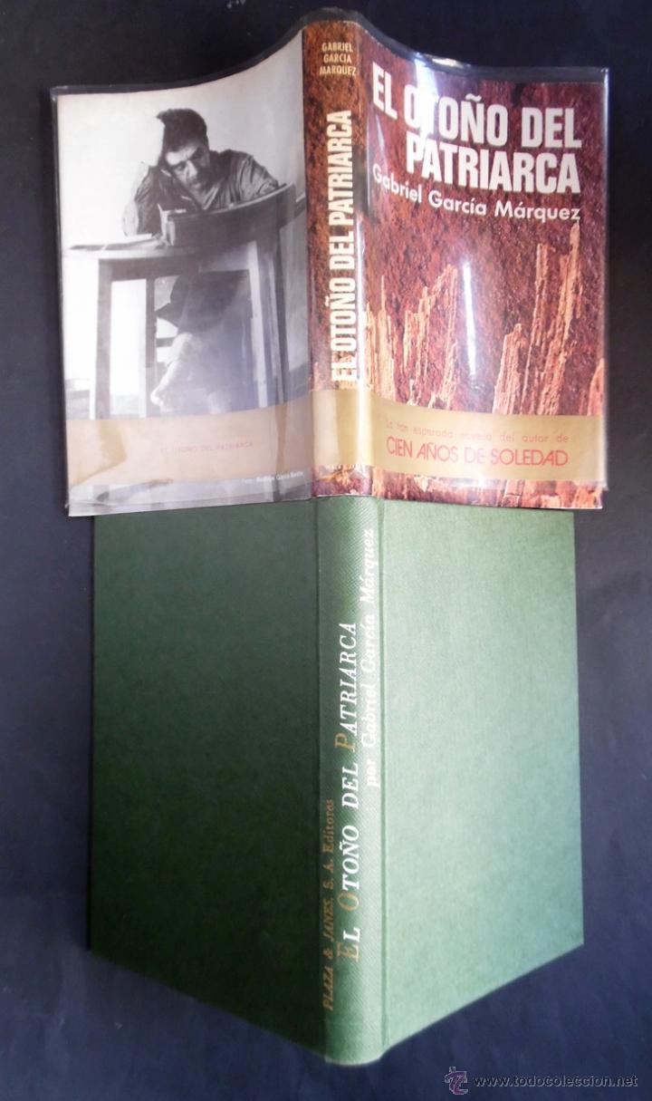 Libros de segunda mano: Garc&iacute;a M&aacute;rquez. El oto&ntilde;o del patriarca.1&ordf; ed, 1975. Doble sobrecubierta papel y acetato+faja anuncio