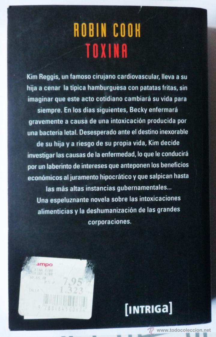 Libros de segunda mano: TOXINA. DE ROBIN COOK - Foto 2
