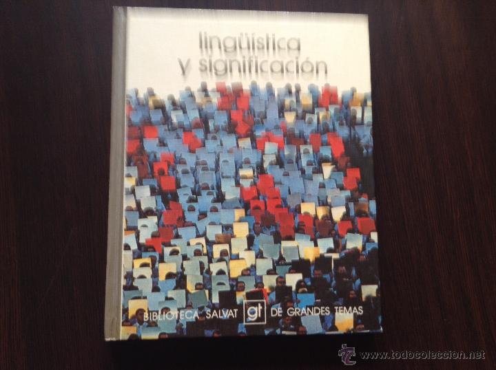 Libros de segunda mano: Ling&uuml;&iacute;stica y significaci&oacute;n - Foto 1