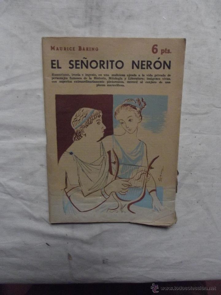 Libros de segunda mano: EL SE&Ntilde;ORITO NERON MAURICE BARING - Foto 1