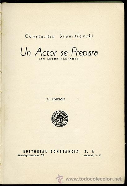 un actor se prepara constantin stanislavski pdf